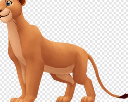 فایل دوربری شده شخصیت کارتونی شیر در کارتون Lion