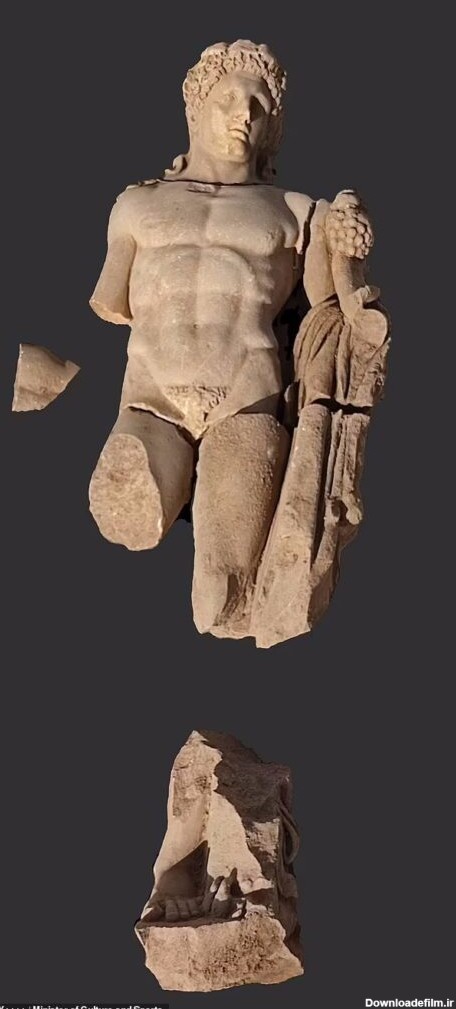 کشف مجسمه هرکول خدای رومی در شهر باستانی (+عکس)
