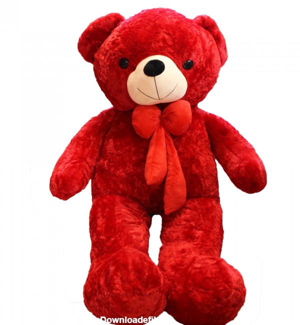 عروسک خرس بزرگ قرمز ولنتاین ارتفاع 170 سانتی متر - عروسک پولیشی ...