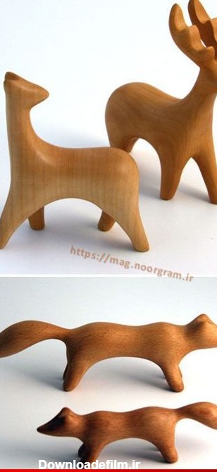 مجسمه چوبی ساده / جدیدترین طرح ها - مجله نورگرام