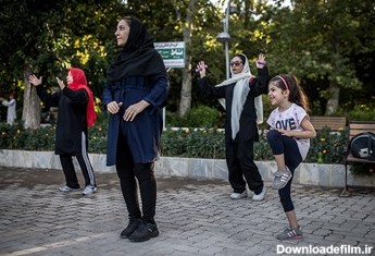 ورزش صبحگاهی در پارک لاله