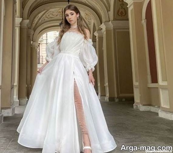 لباس عروس اروپایی منحصر به فرد