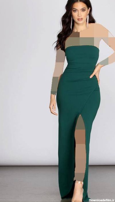 مدل جدید لباس مجلسی زنانه با پارچه‌ی کرپ 2020 (پارچه های اسکاچی ...