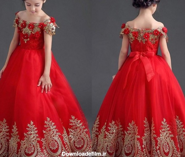 جدیدترین انواع مدل لباس مجلسی دخترانه زیر ۱۵ سال (۱۲ تا ۱۵ سال)