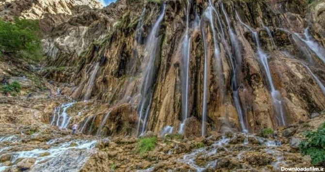 آبشار مارگون از زیباترین آبشارهای ایران