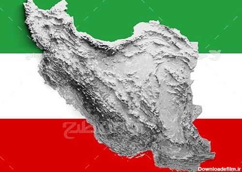 عکس نقشه جغرافیایی ایران