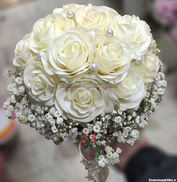 عکس دسته گل با گل عروس