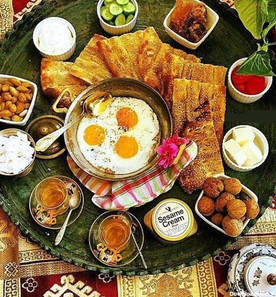 صبحانه ایرانی - عکس ویسگون