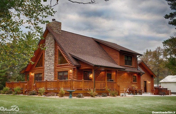عکس خانه ی چوبی زیبا