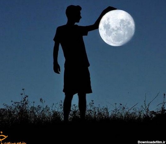 بازی با ماه (عکس)