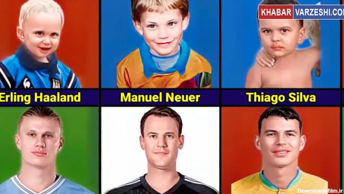 ویدیو| چهره ستارگان فوتبال در زمان کودکی