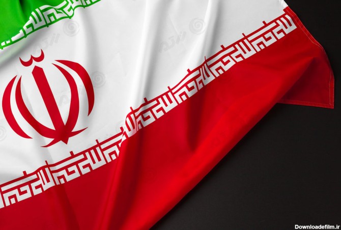 عکس پرچم پارچه ای ایران از نمای نزدیک با کیفیت بسیار بالا | رزتم
