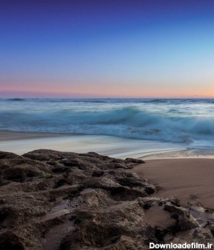 عکس زمینه LG G5 ساحل و سخره