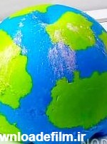 عکس کره زمین با توپ پلاستیکی - عکس نودی