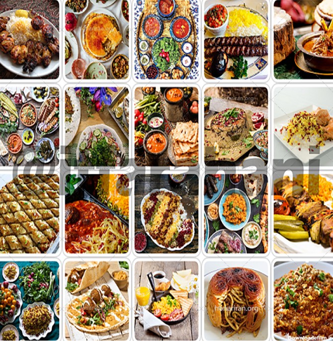 عکس باکیفیت غذاهای ایرانی - نمایشگاه هنر ایران
