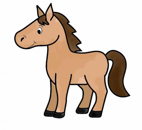 آموزش نقاشی اسب کودکانه به 3 روش مختلف