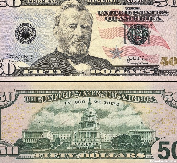 عکس شخص روی دلار