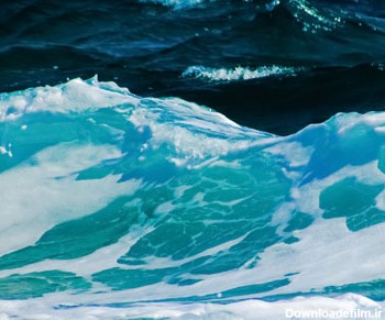 والپیپر امواج خروشان دریا waves sea foam surf