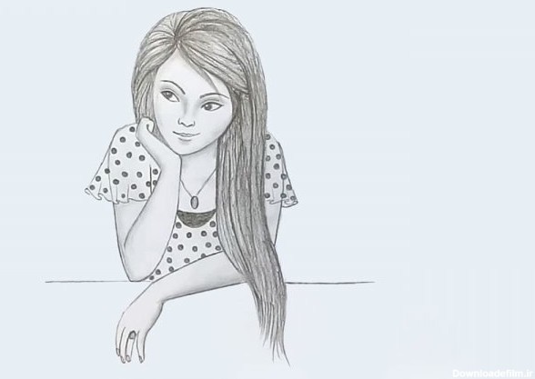 نقاشی دخترانه : 90 نقاشی ساده، شیک و آسان دخترانه