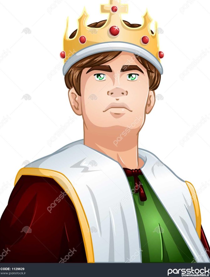 شاه جوان با شانه های تاج تا 1129629