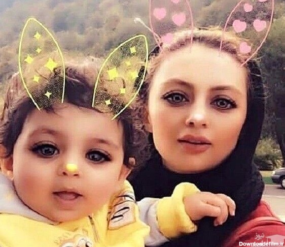 عکس زیبای مادر و دختری یکتا ناصر