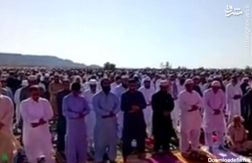 فیلم/ نماز عید فطر اهل سنت در سیستان و بلوچستان