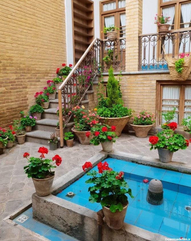طراحی حیاط ایرانی - زد دیزاین