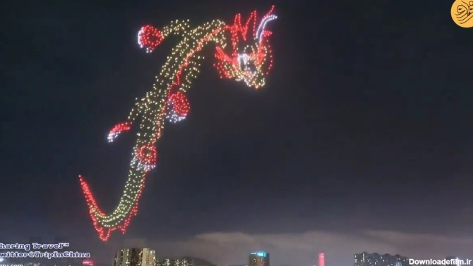 فرارو | (ویدئو) رقص تماشایی اژدها در آسمان چین!