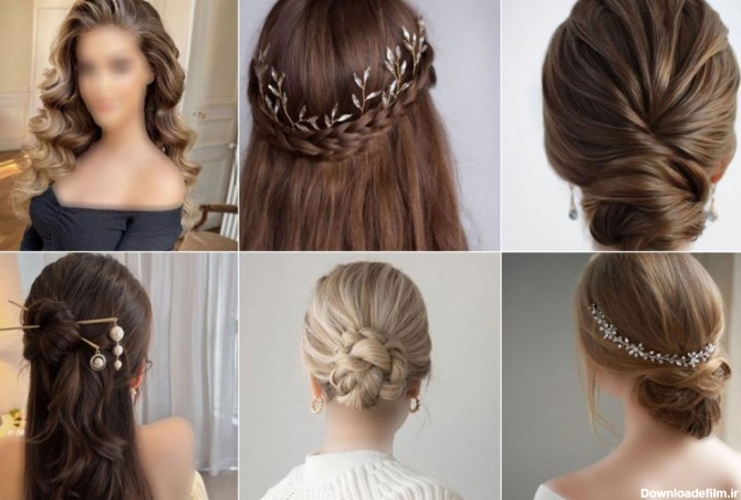 ۳۶ مدل موی ساده برای ظاهری زیبا و طبیعی در روز ویژه عروسی - ماگرتا
