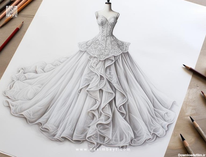 طراحی لباس عروس | شغلی رویایی با درآمدی عالی - نسیم بیت