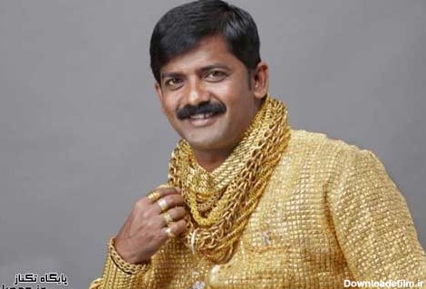 عکس های لباس طلای مرد هندی