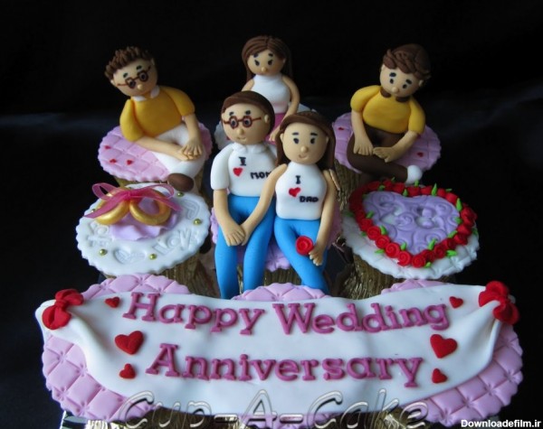 گالری تصاویر کیک جشن سالگرد ازدواج | کیک ساز