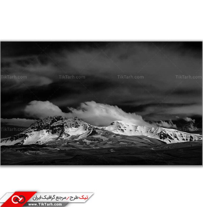 دانلود تصویر باکیفیت کوه های برفی