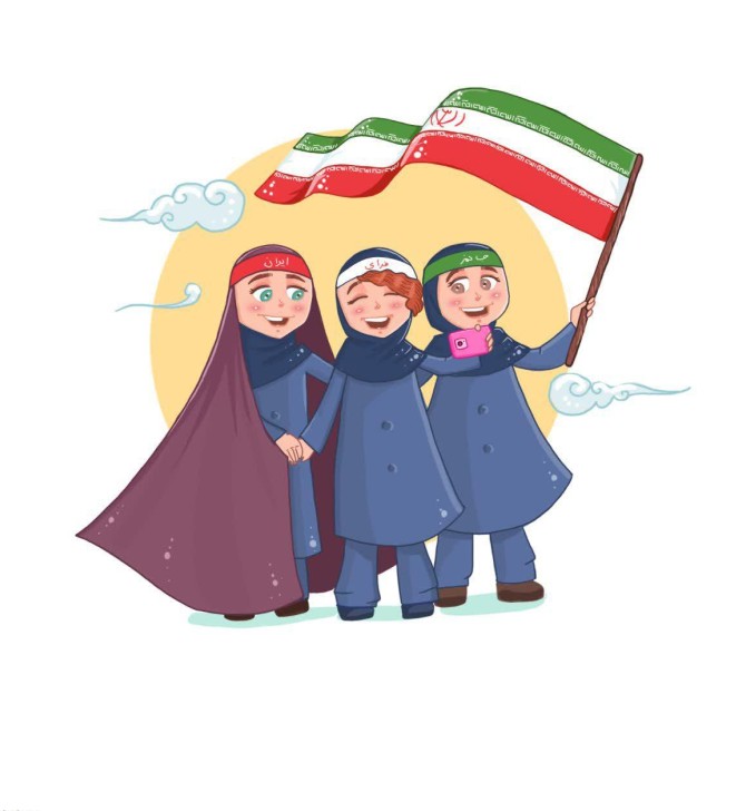 آموزش شعر کودکانه در مورد پرچم ایران - الگو ایرانی