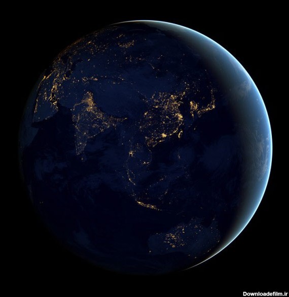 انتشار عکس‌های شگفت‌انگیز شب زمین توسط ناسا