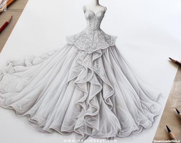 طراحی لباس عروس | شغلی رویایی با درآمدی عالی - نسیم بیت