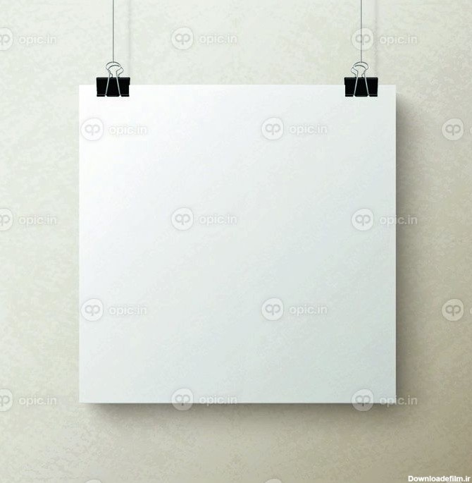 دانلود کاغذ سفید ورق مربع خالی بافت بر روی زمینه بژ ، تصویر ...