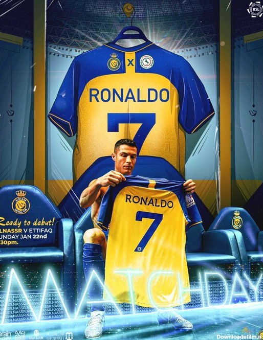 عکس | پوستر ویژه النصر برای اولین بازی رونالدو - خبرآنلاین