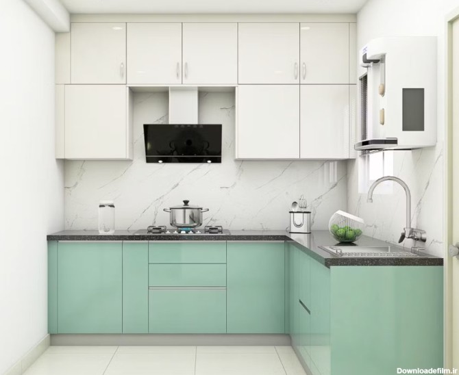 25 مدل طرح خلاقه کابینت آشپزخانه کوچک مسکونی و اداری - دکورمگ