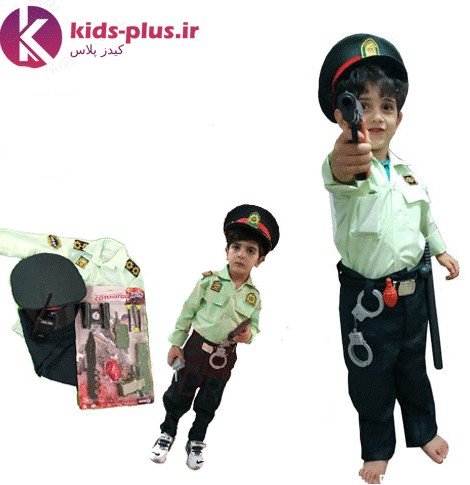لباس پلیس نیروی انتظامی بچه گانه (پلیس آگاهی) | کیدز پلاس