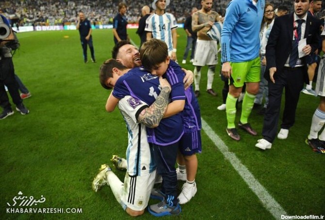 عکس| جشن خانوادگی و بامزه مسی در جام جهانی/ همسر ستاره آرژانتینی ...