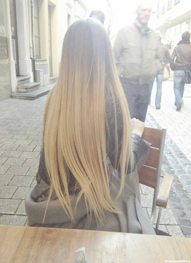 عاشق موهای بلند با این رنگ روشن - عکس ویسگون