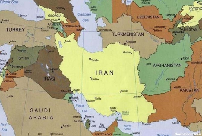 همسایه‌های آبی و خاکی ایران | ارزان‌ترین کشور همسایه ایران برای ...
