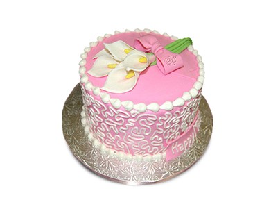 سفارش اینترنتی کیک در اصفهان - کیک تولد دخترانه ژینو | کیک آف