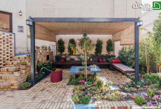 طراحی فضای سبز حیاط در 10 ویلای ایرانی!