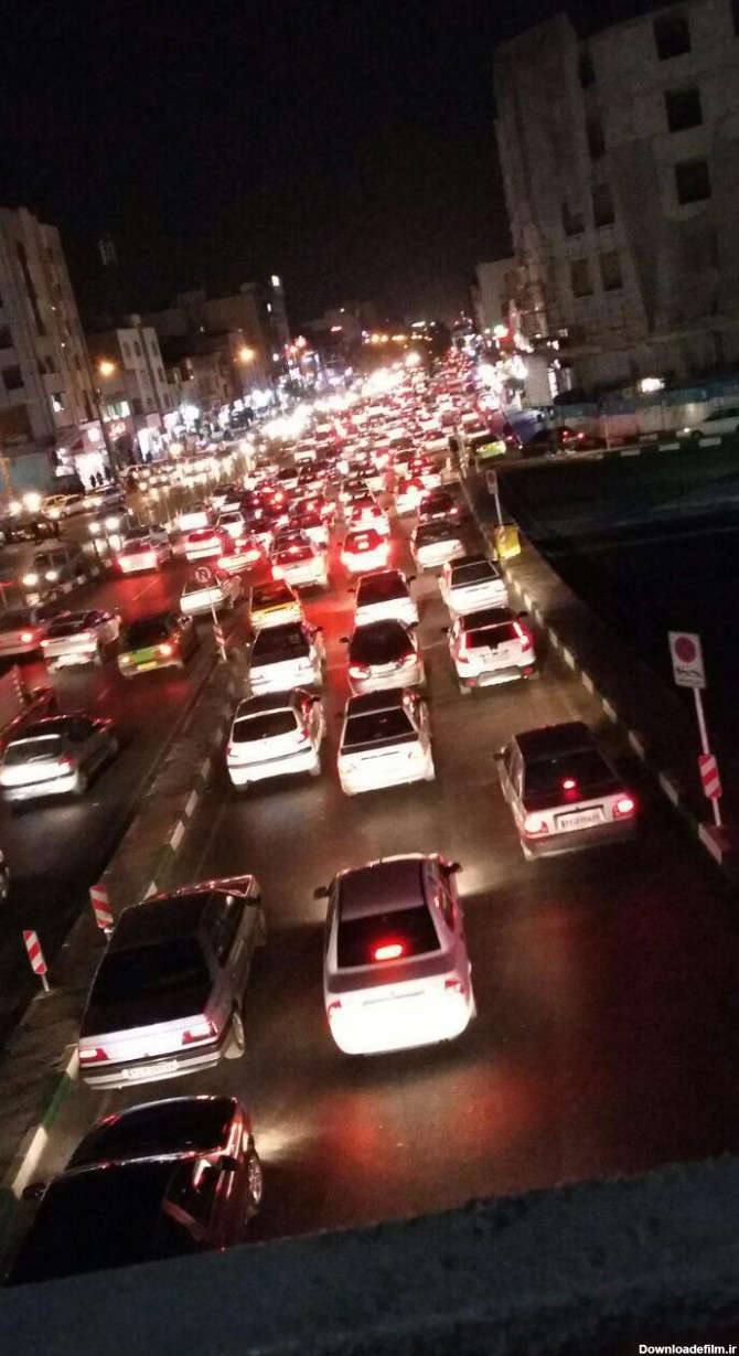 تصاویر خیابان های تهران پس از زلزله نیمه شب
