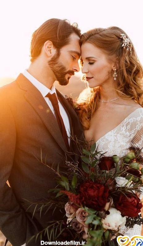23 عکس رمانتیک و عاشقانه عروس و داماد | ژست‌های زیبا و جدید عکاسی ...