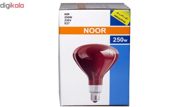 قیمت و خرید لامپ مادون قرمز 250 وات لامپ نور کد E27