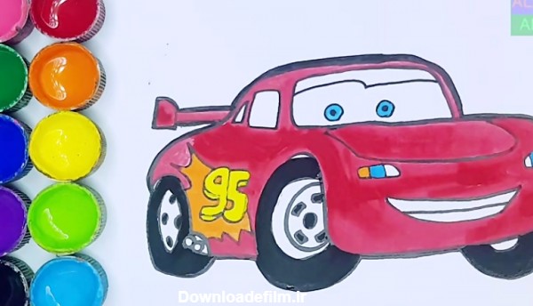 عکس کارتونی نقاشی ماشین