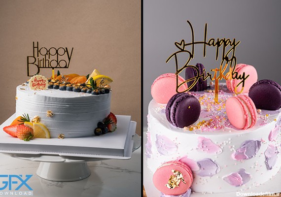 30 عکس کیک  دانلود عکس کیک تولد برای ادیت با کیفیت بالا